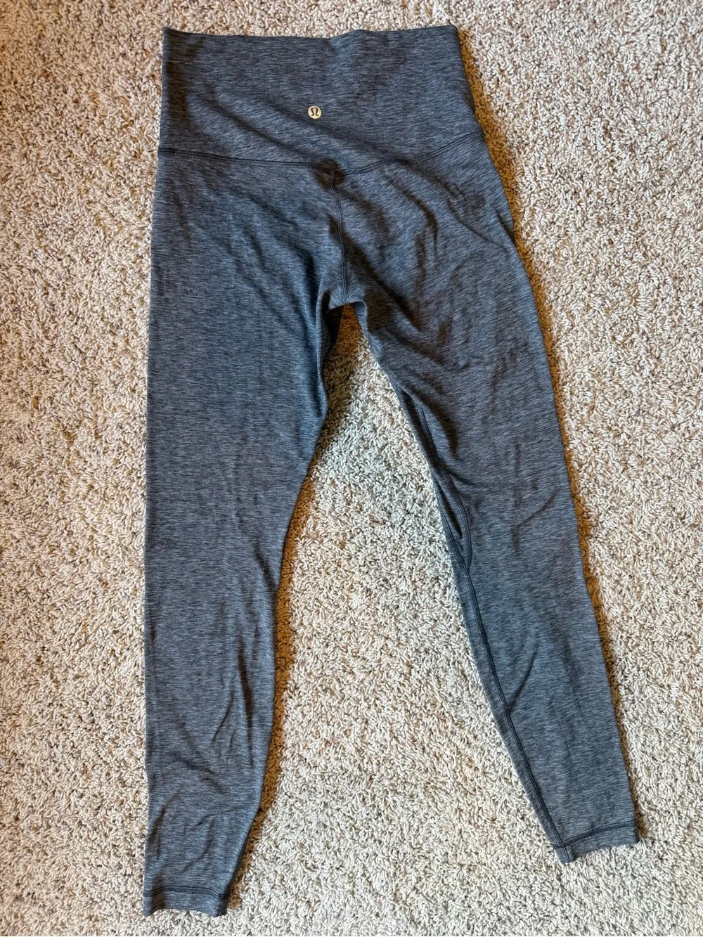 lululemon athletica Heathered Charcoal High-Rise Leggings